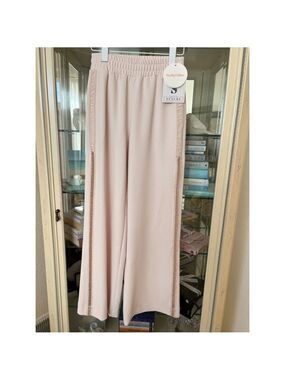 NWT Women's See By Chloé Wide Leg Pants in Honey Nude, Size 34/XS